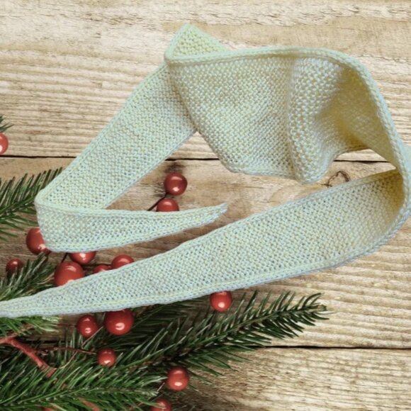 Sophie scarf, Neck scarf small scarf, spring/autumn scarf Knitted Handmade Scarf - Picture 1 of 13